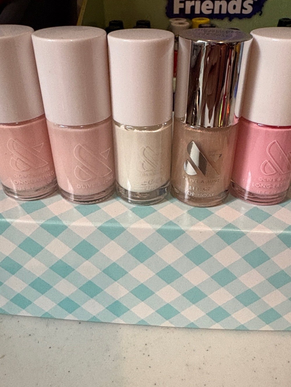 Olive & June Neutral Pink Nail Polish Set NWT!